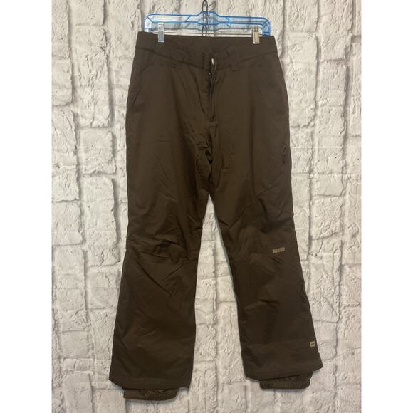 Orage Women’s Medium Snow / Ski Pants Brown Multi Pocket - Picture 1 of 8